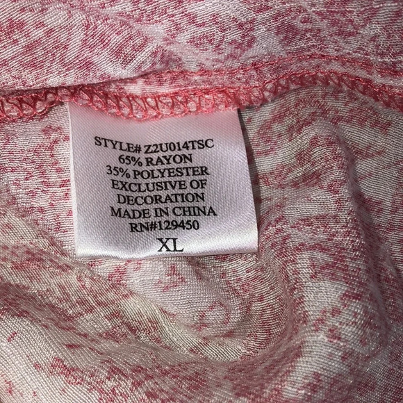 Como Vintage size XLarge pink boho top - Picture 6 of 6